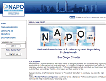 Tablet Screenshot of naposandiego.com